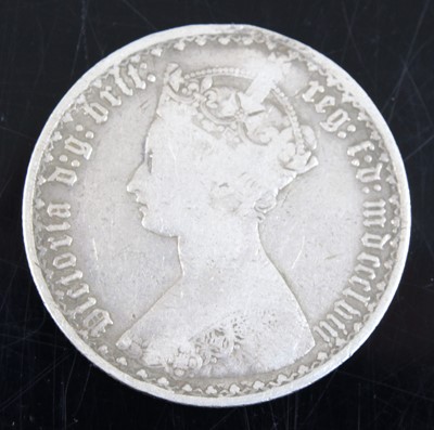 Lot 2289 - Great Britain, 1858 Gothic florin, obv:...