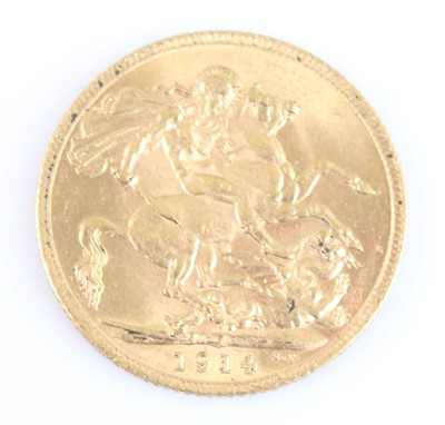 Lot 2007 - Great Britain, 1914 gold full sovereign,...