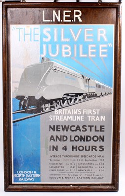 Lot 63 - A replica poster of the LNER "The Silver...