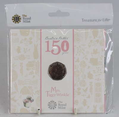 Lot 2362 - The Royal Mint, Beatrix Potter 150 Years, a...