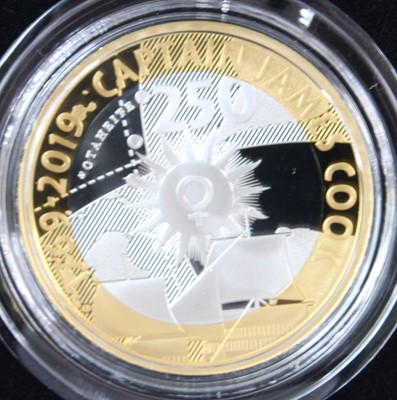 Lot 2126 - The Royal Mint, 250th Anniversary of Captain...