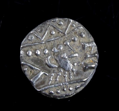 Lot 2314 - Early Anglo-Saxon (695-740) silver sceat, obv:...