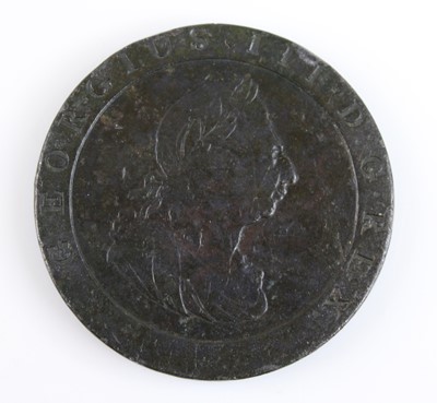 Lot 2041 - Great Britain, 1797 cartwheel penny, Soho mint,...