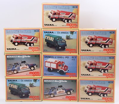 Lot 678 - A collection of 10 Monti System plastic model...