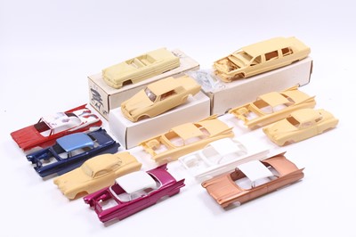 Lot 679 - A collection of resin American car body shells,...