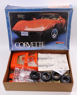 Lot 681 - A Monogram No. 2603 1/8th scale Corvette in...