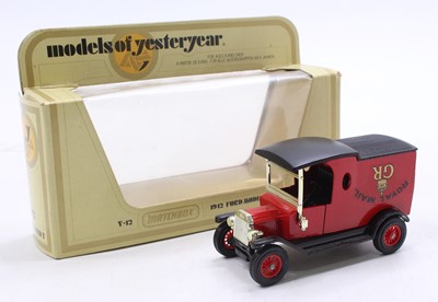 Lot 1464 - A Matchbox Lesney Models of Yesteryear Y12...