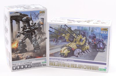 Lot 1587 - Takara Tomy, Kotobukiya, Zoids 1/72nd scale...