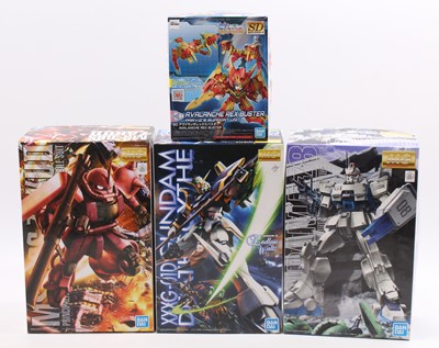 Lot 1602 - 4 Bandai Gundam plastic model kits to include...