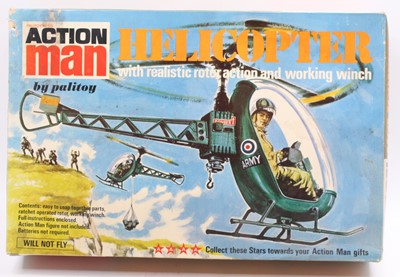 Lot 1672 - Action Man Palitoy No.34714 Helicopter, housed...