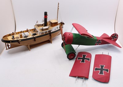 Lot 1558 - A scratch built wooden World War 1 single...