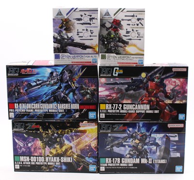 Lot 1565 - 6 Bandai Gundam HG and 30 Minutes Missions...