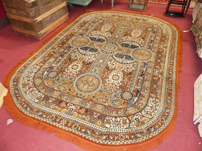 Lot 1141 - A Persian style European machine manufactured...