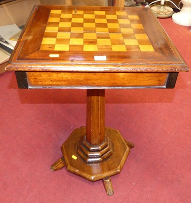 Lot 1201 - A Victorian stained pine, mahogany and...