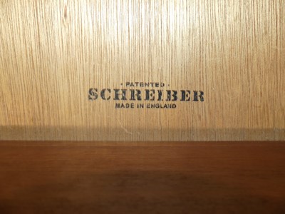 Lot 1204 - A 1970s Schreiber teak effect low chest,...