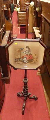 Lot 1213 - A mid-Victorian carved mahogany needlework...