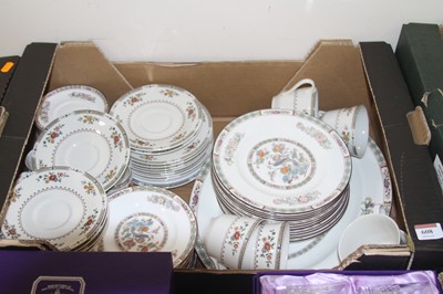 Lot 608 - A Wedgwood bone china part dinner service in...