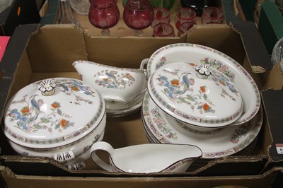 Lot 648 - A Wedgwood bone china part dinner service in...