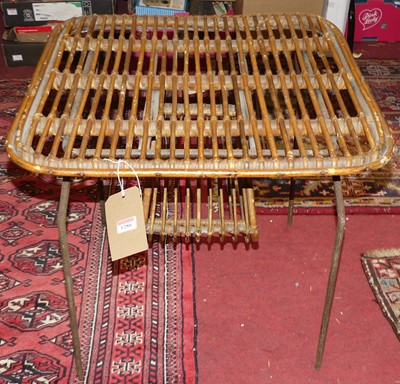 Lot 1286 - An early 20th century bamboo and tubular iron...