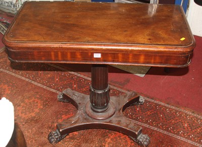 Lot 1328 - An early Victorian mahogany and rosewood...