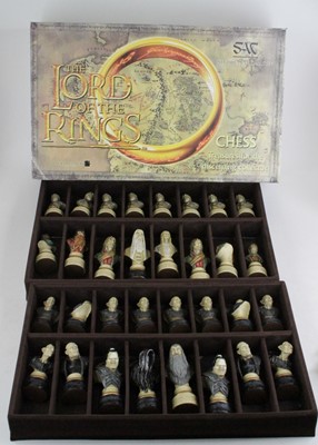 Lot 194 - A Studio Anne Carlton Lord of the Rings chess...