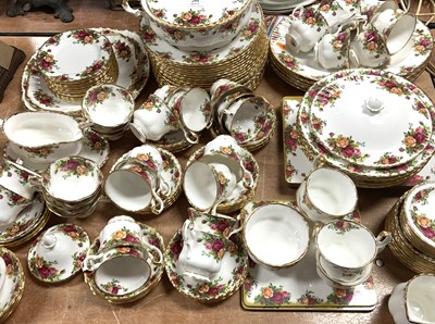 Lot 204 - An extensive collection of Royal Albert Old...