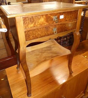 Lot 1369 - An early 20th century walnut and figured...