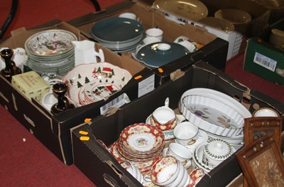 Lot 661 - Three boxes of miscellaneous items, to include...