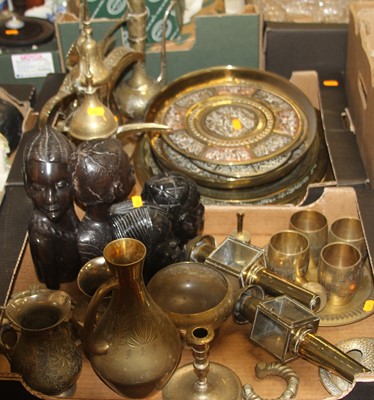 Lot 674 - Two boxes of miscellaneous items to include a...