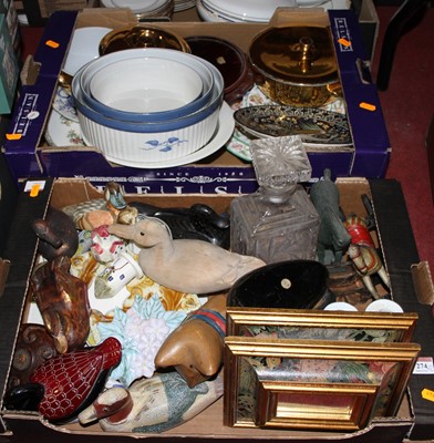 Lot 274 - Two boxes of miscellaneous items to include...