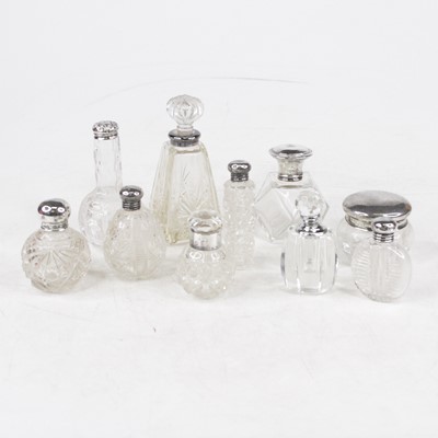 Lot 344 - A collection of ten cut and moulded clear...