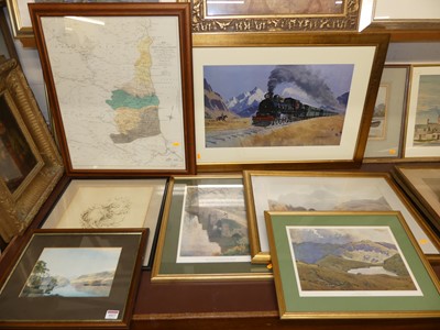 Lot 1027 - Assorted prints to include examples by Heaton...