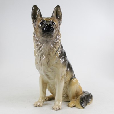 Lot 230 - A Beswick model of an Alsatian, model 2410,...