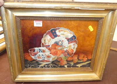 Lot 1050 - Early 20th century school - Still life with...