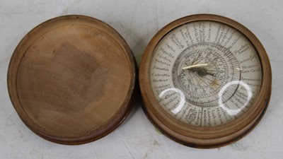 Lot 463 - A Victorian pocket sundial and conversion...