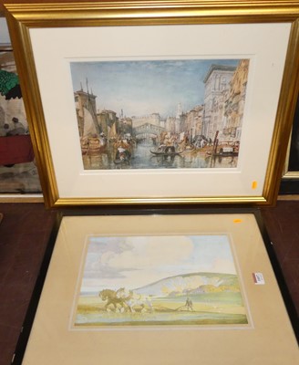 Lot 1057 - After J.M.W. Turner - The Rialto Bridge,...