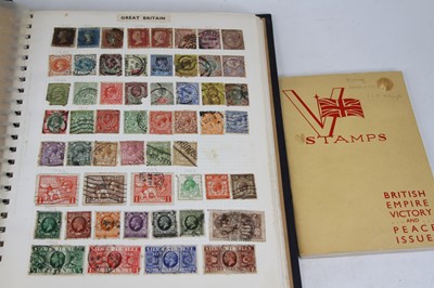 Lot 505 - A World stamp album and contents