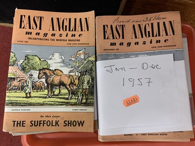 Lot 603 - A collection of East Anglian Magazines, mainly...