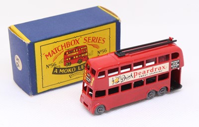 Lot 1337 - Matchbox Lesney No. 56 London Trolleybus, red...