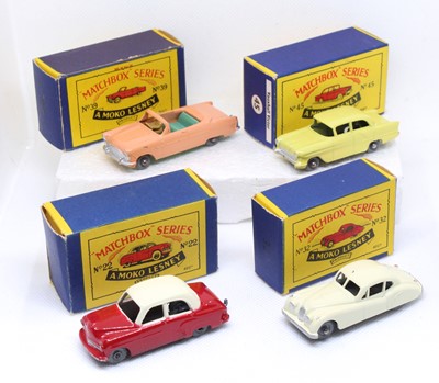 Lot 1349 - Matchbox Lesney boxed model group of 4...