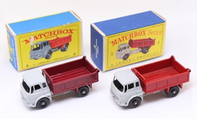 Lot 1345 - Matchbox Lesney boxed group, 2 examples of No....