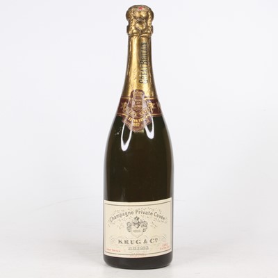 Lot 1220 - Krug & Co 1962 champagne, one bottle