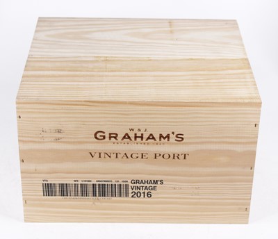 Lot 1331 - Graham's vintage port, 2016, six bottles (OWC)