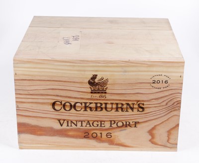 Lot 1334 - Cockburn's vintage port, 2016, six bottles (OWC)