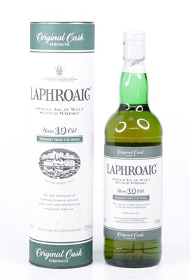 Lot 1440 - Laphroaig 10 year old single Islay malt Scotch...