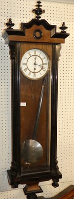 Lot 1194 - An early Victorian walnut and ebonised Vienna...