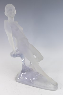 Lot 656 - A contemporary perspex model of a nude woman...