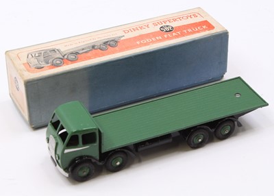 Lot 1202 - Dinky Toys No. 502 Foden flat truck comprising...