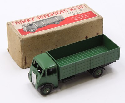 Lot 1014 - Dinky Toys No. 511 Guy 4 ton lorry with first...