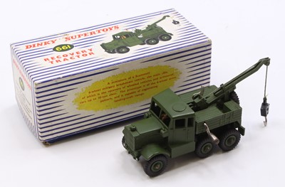 Lot 1035 - Dinky Toys No. 661 Military Recovery tractor...